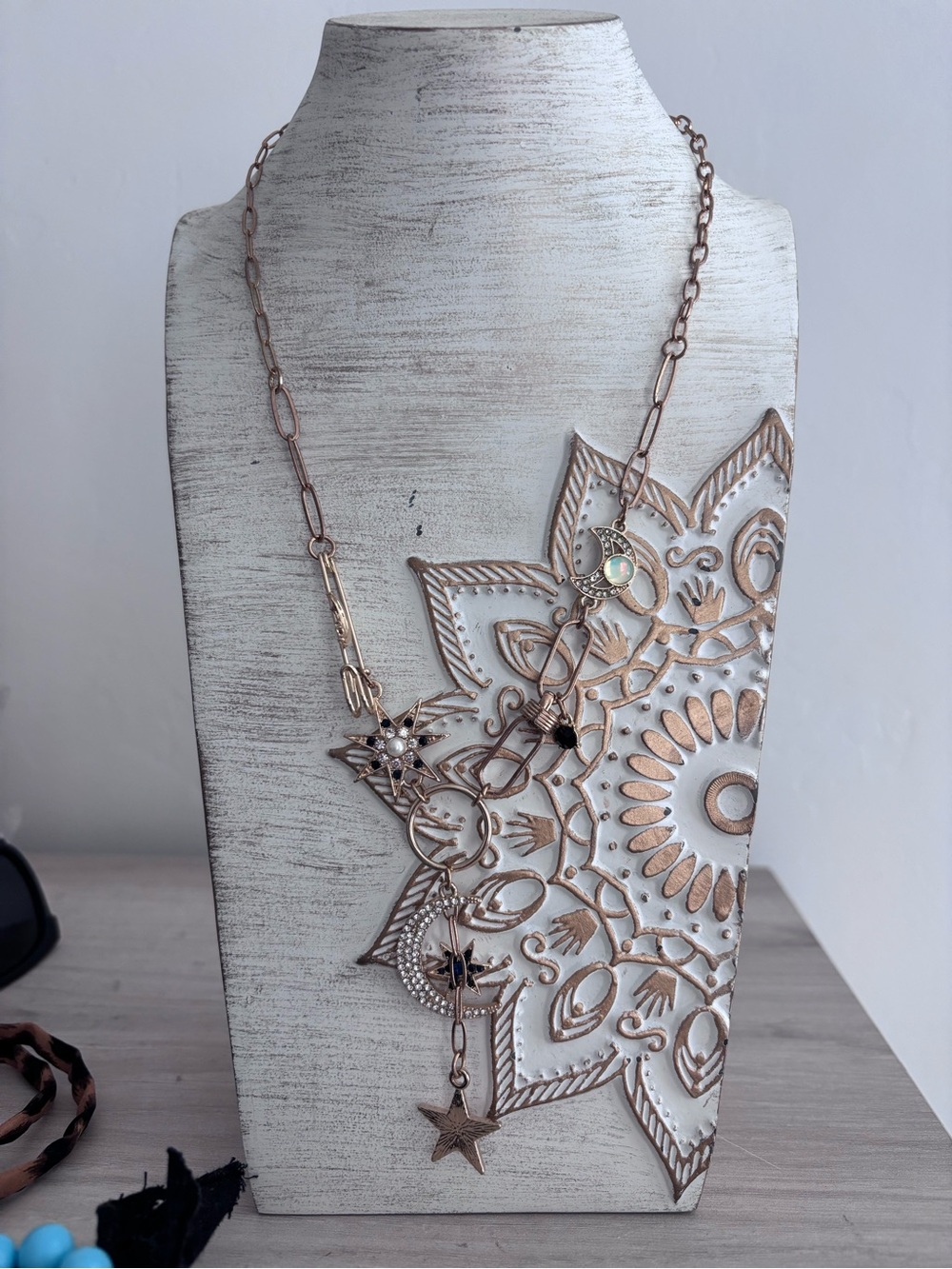 Star Gazing Gold Chained Necklace
